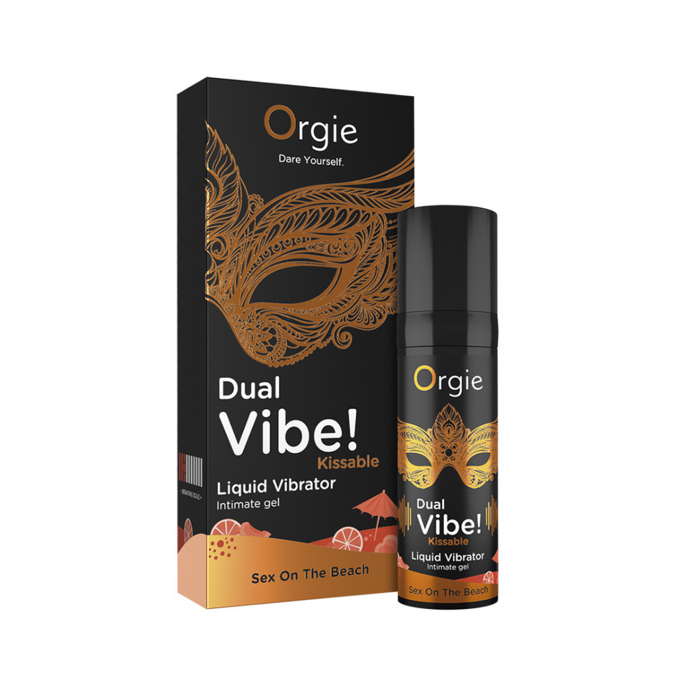 Dual Vibe! Kissable Liquid Vibrator - Sex On The Beach - 0,5 fl oz / 15 ml - Afbeelding 2