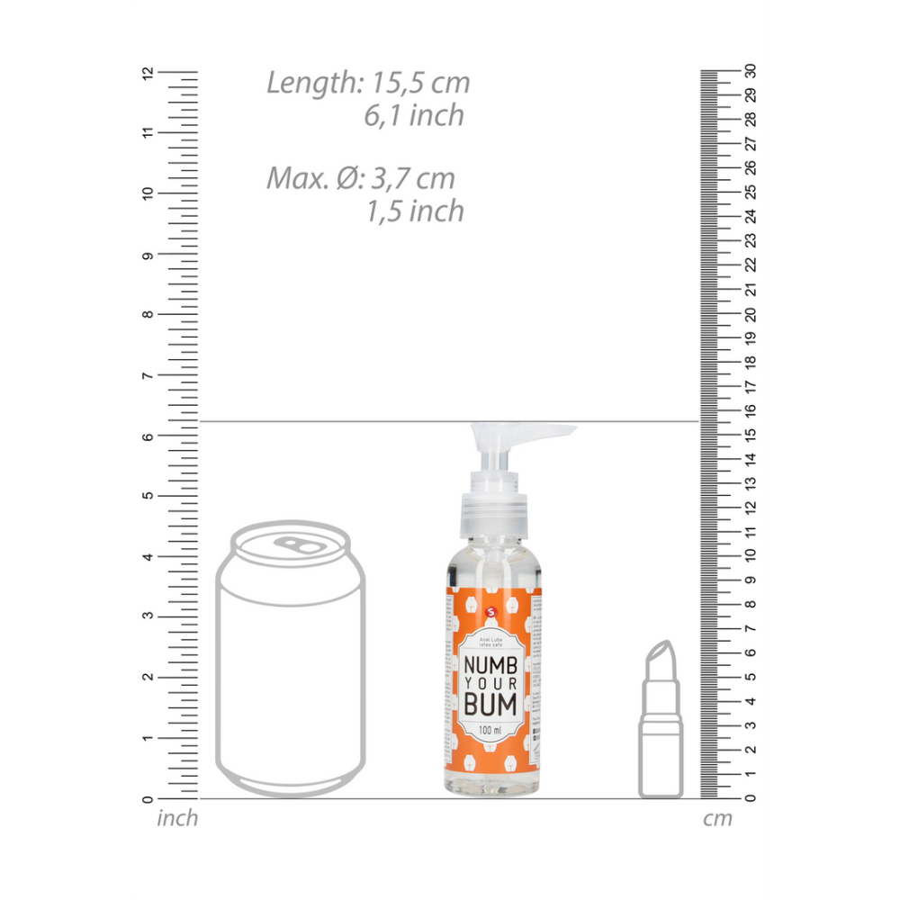 Numb Your Bum - Anale Glijmiddel - 3 fl oz / 100 ml - Afbeelding 4