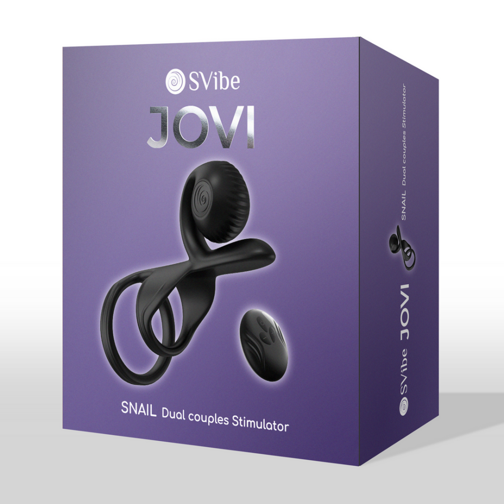 JOVI - Dual Couples Ring Stimulator - Zwart - Afbeelding 2