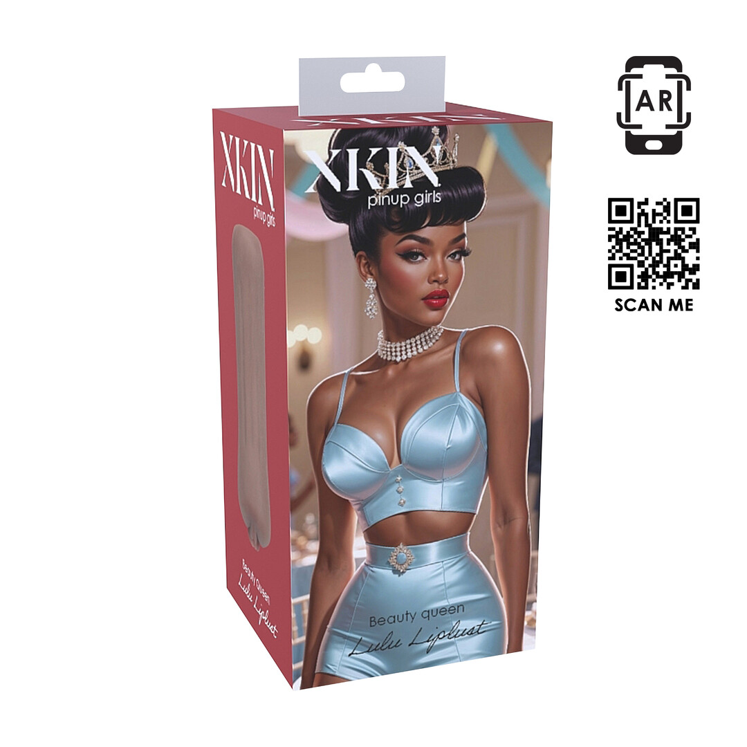 Pinup Dolls - Schoonheidskoningin Lulu Liplust - TPE Kleine Masturbator - 127g - Bruin - Afbeelding 2
