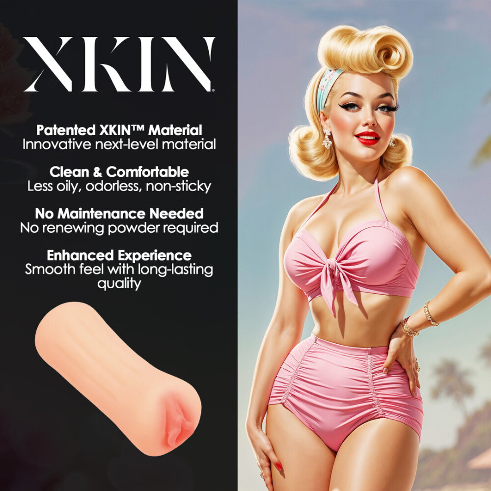 Pinup Dolls - Sun Kissed Beach Babe Molly Blowtide - TPE Kleine Masturbator - 127g - Vlees - Afbeelding 5