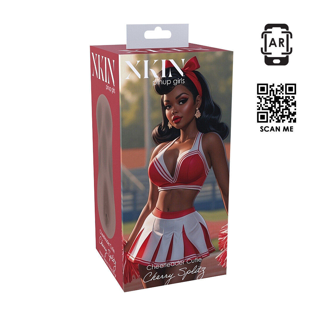 Pinup Dolls - Cheerleader Cutie Cherry Splitz - TPE Grote Masturbator - 321g - Bruin - Afbeelding 2