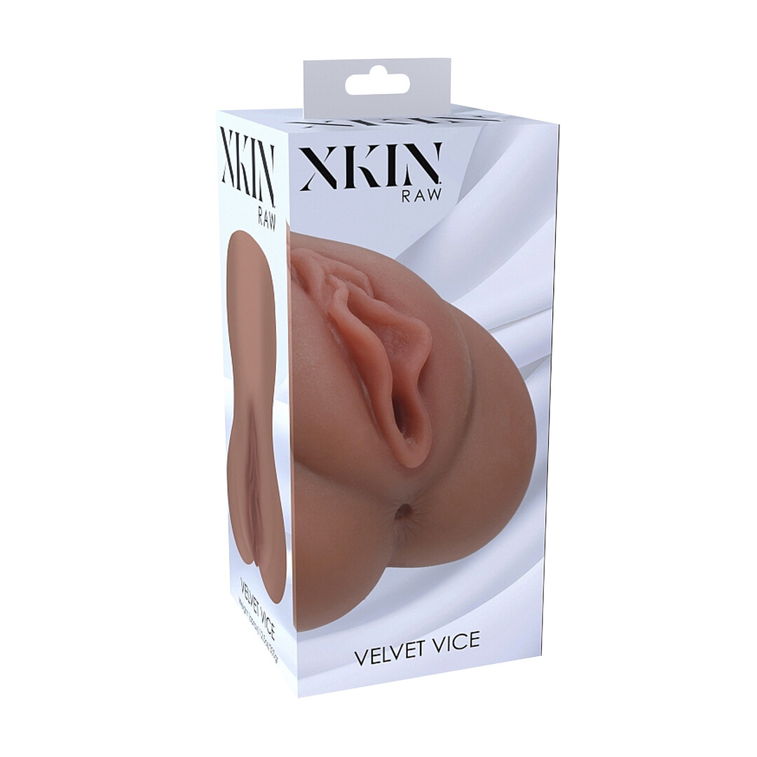 Raw - Velvet Vice - TPE Grote Masturbator - 335g - Bruin - Afbeelding 2