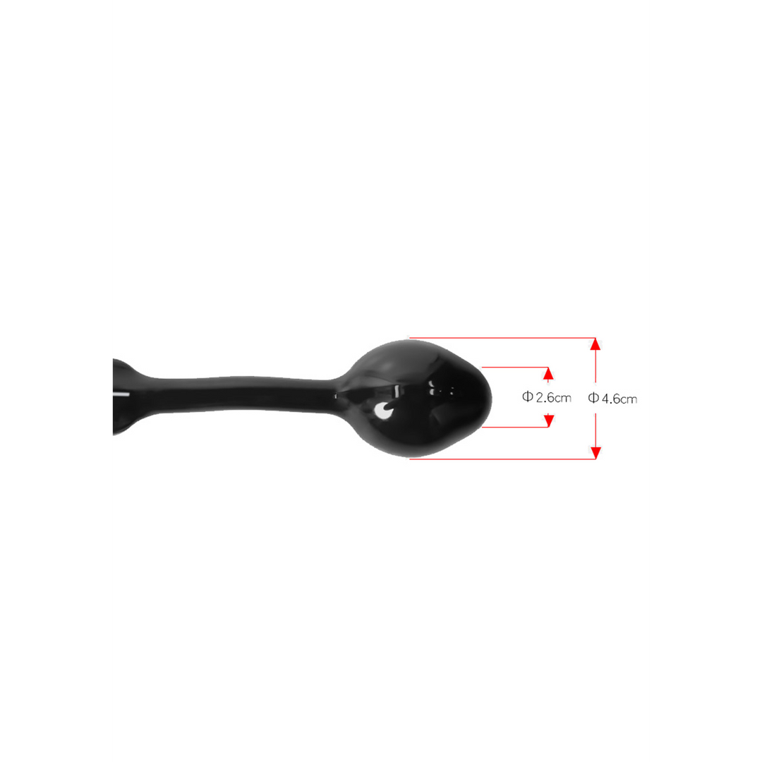 Armor Tug Lock - Cockring met Ball Strap en Butt Plug - Medium - Afbeelding 5