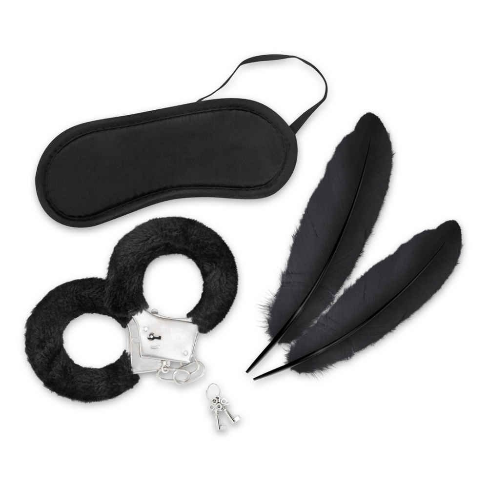 Lover's Dream - 4-delige Bondage Set voor Beginners - Zwart