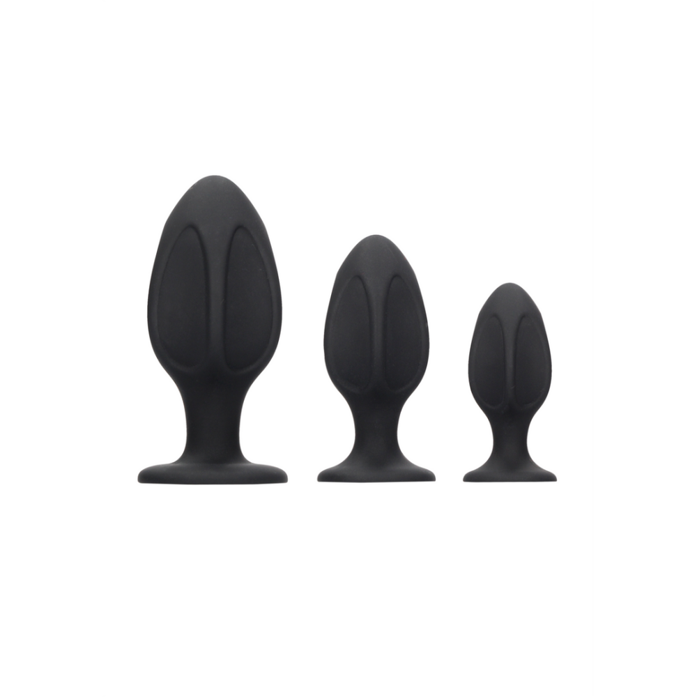 Diamantvormige Butt Plug Set