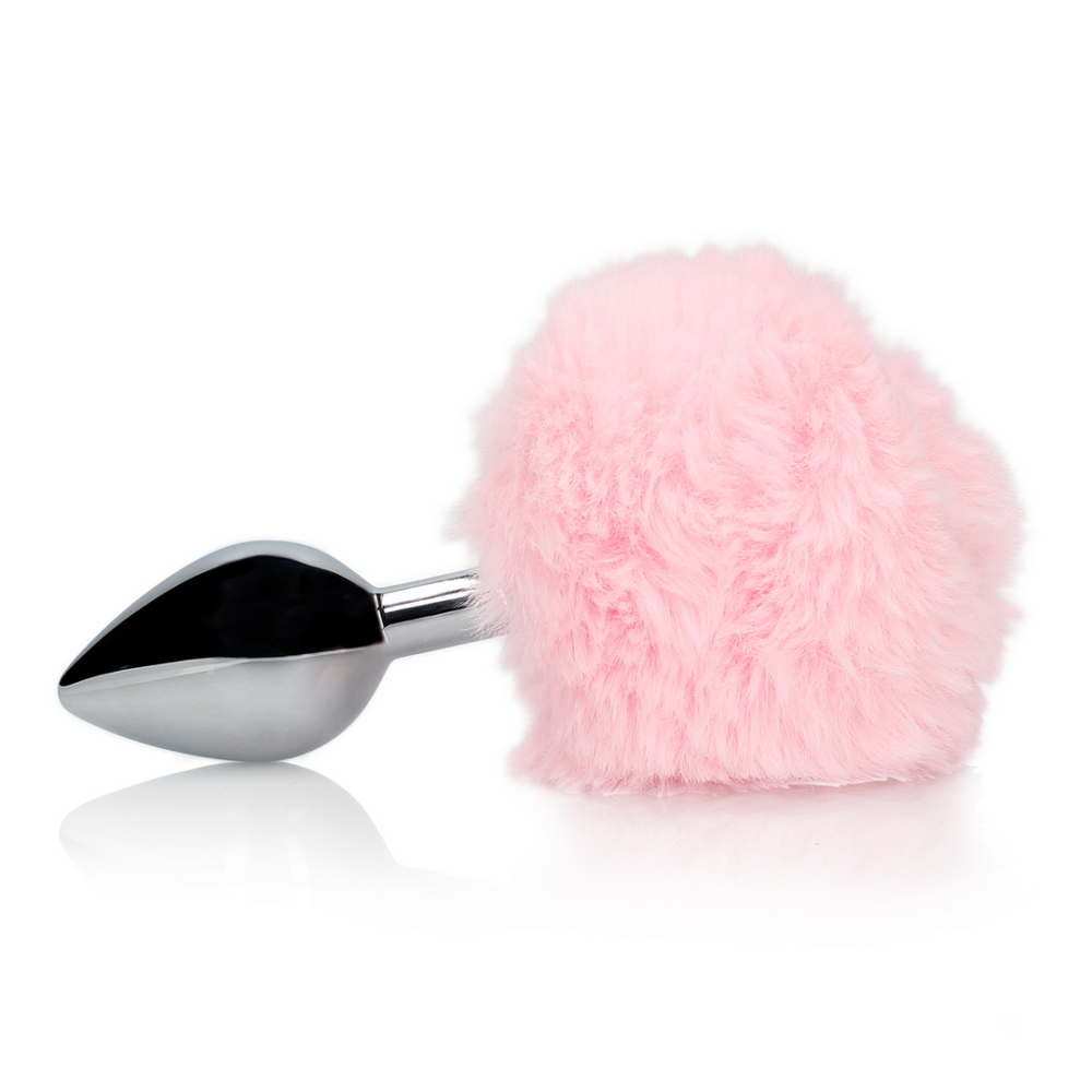 Konijnenstaart met metalen buttplug - Afbeelding 5
