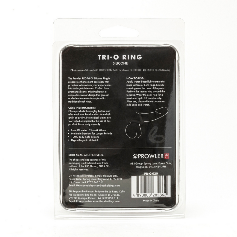 Tri-O Siliconen Ring - Zwart - Afbeelding 3