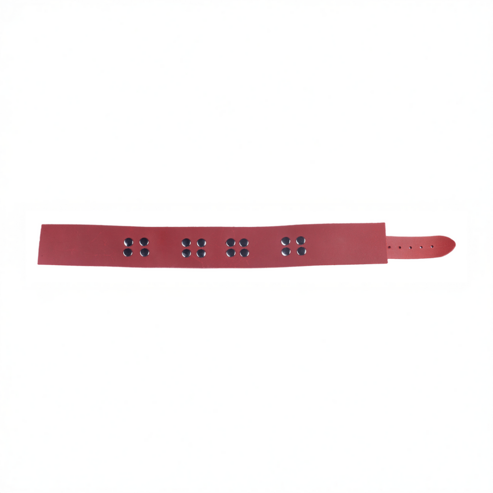 Ultra Leather Halsketting - Rood - Afbeelding 4