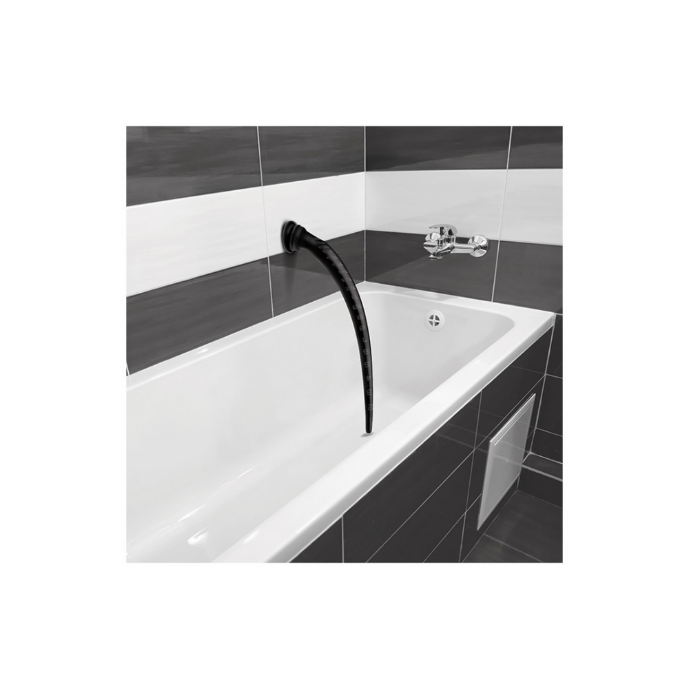 Tapered Siliconen Slang met Structuur - 22 / 56 cm - Afbeelding 4