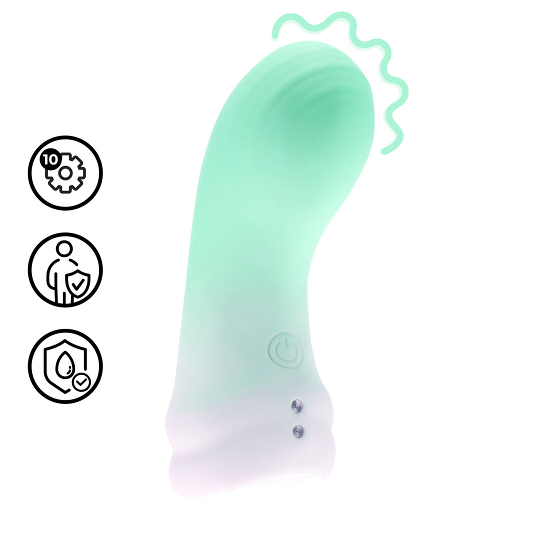 Zachte Vinger Vibrator - Misty Green
