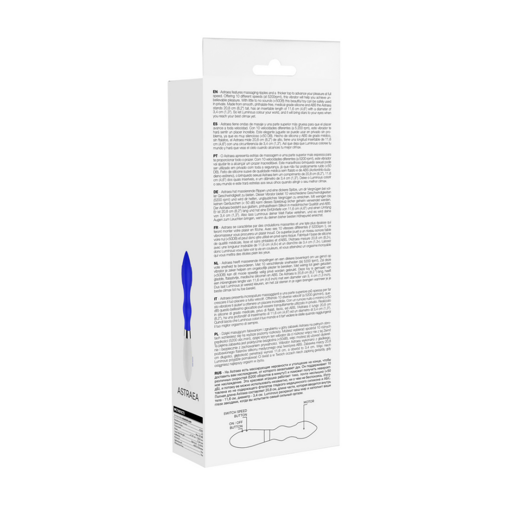 Astraea - Vibrator en Clitoris Stimulator - Koninklijk Blauw - Afbeelding 3