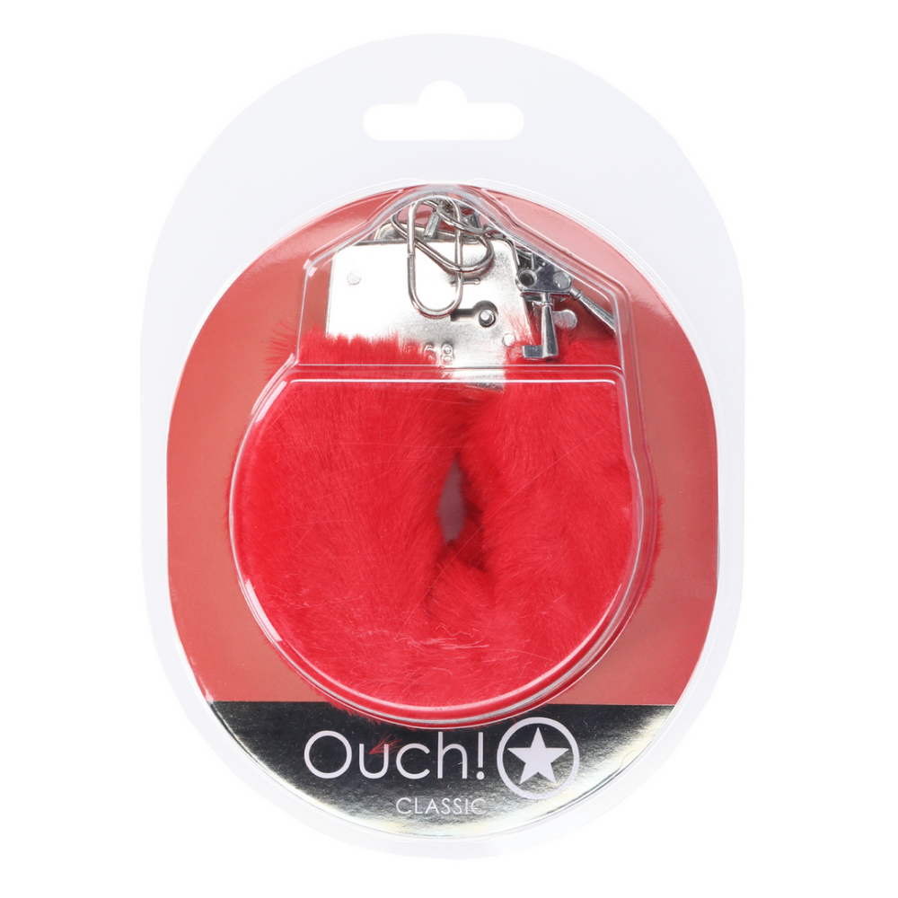 Classic Fluffy Handboeien - Rood - Afbeelding 2