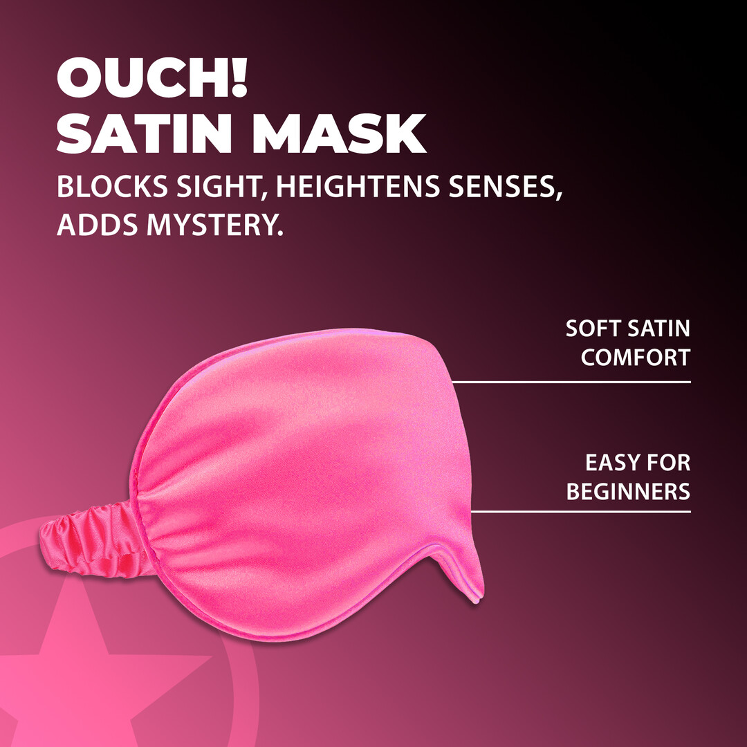 Satin Mask - Roze - Afbeelding 4