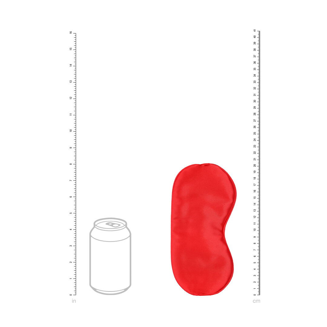 Satin Mask - Rood - Afbeelding 5