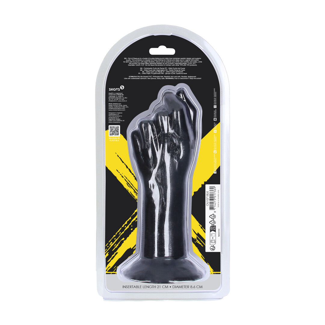 Fist of Pleasure - Fist Dildo - 569 gr / 21 cm - Black - Afbeelding 3