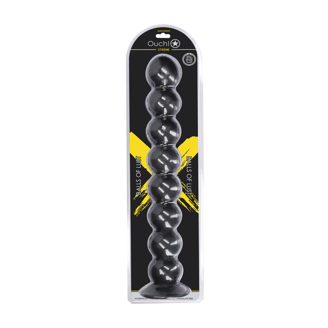 Balls of Lust - Anal Plug - 2046 gr / 55 cm - Black - Afbeelding 2