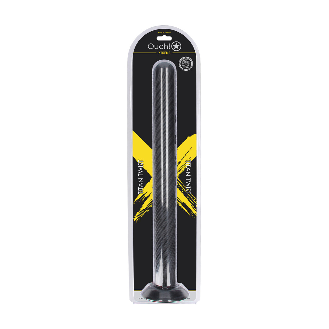 Titan Twist - Anal Plug - 1001 gr / 48 cm - Black - Afbeelding 2