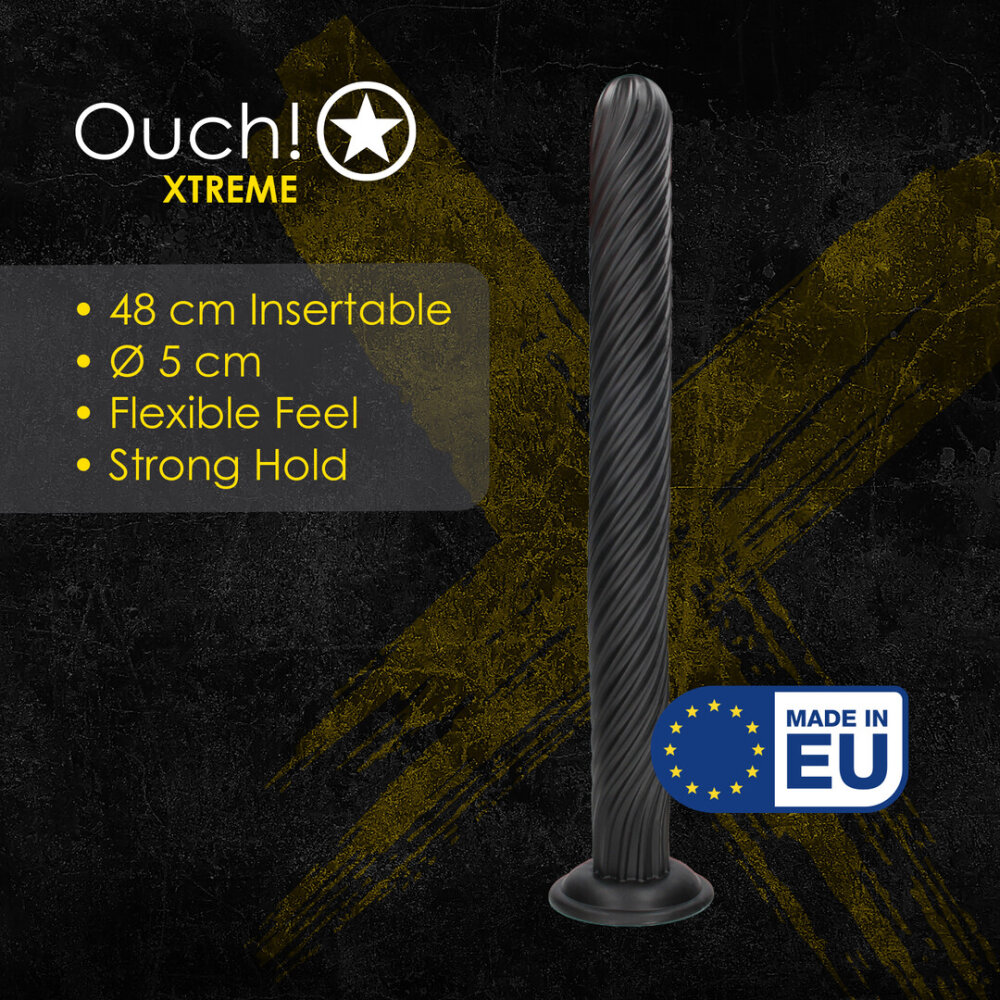 Titan Twist - Anal Plug - 1001 gr / 48 cm - Black - Afbeelding 5