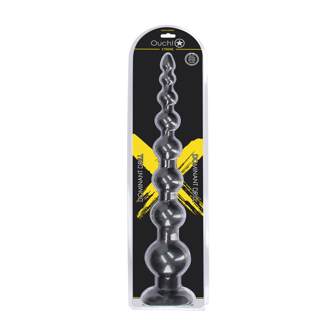 Dominant Drill - Anal Plug - 1222 gr / 55,5 cm- Black - Afbeelding 2