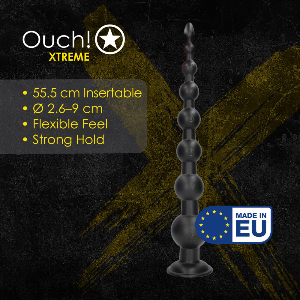 Dominant Drill - Anal Plug - 1222 gr / 55,5 cm- Black - Afbeelding 5