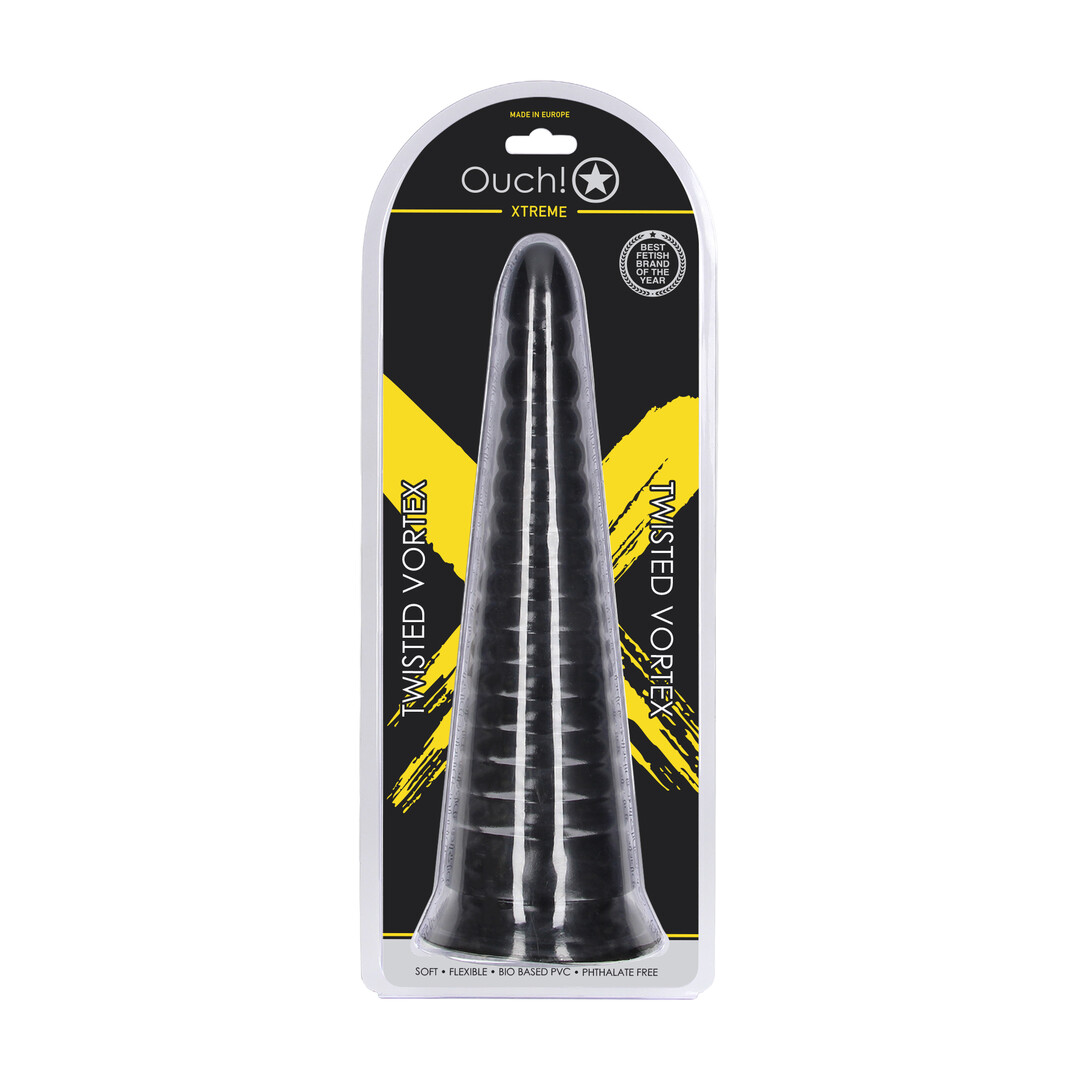 Twisted Vortex - Anal Plug - 1008 gr / 30 cm - Black - Afbeelding 2