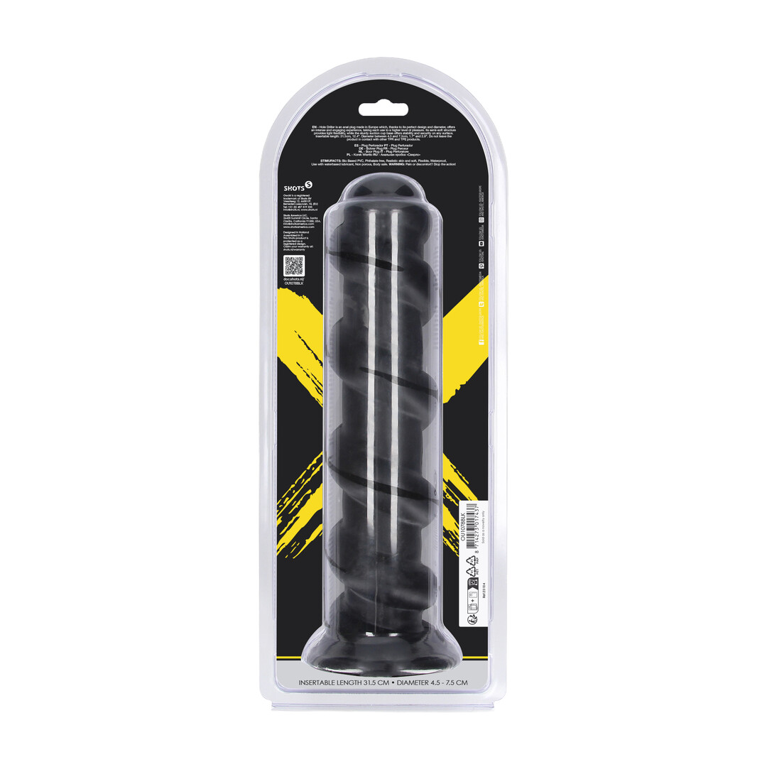 Hole Driller - Anal Plug - 1068 gr / 31,5 cm - Black - Afbeelding 3