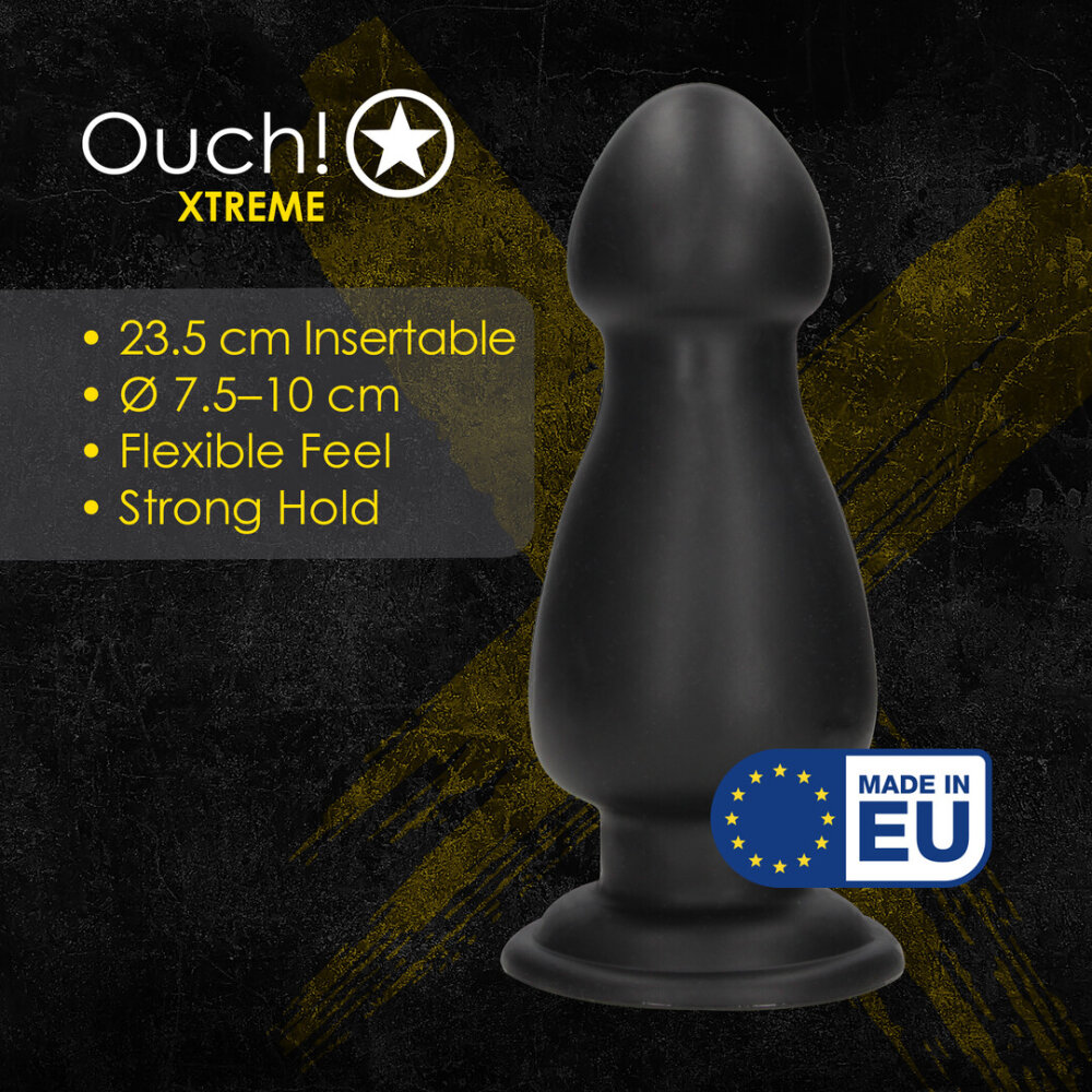 Overdrive - Anal Plug - 1265 gr / 23,5 cm - Black - Afbeelding 5