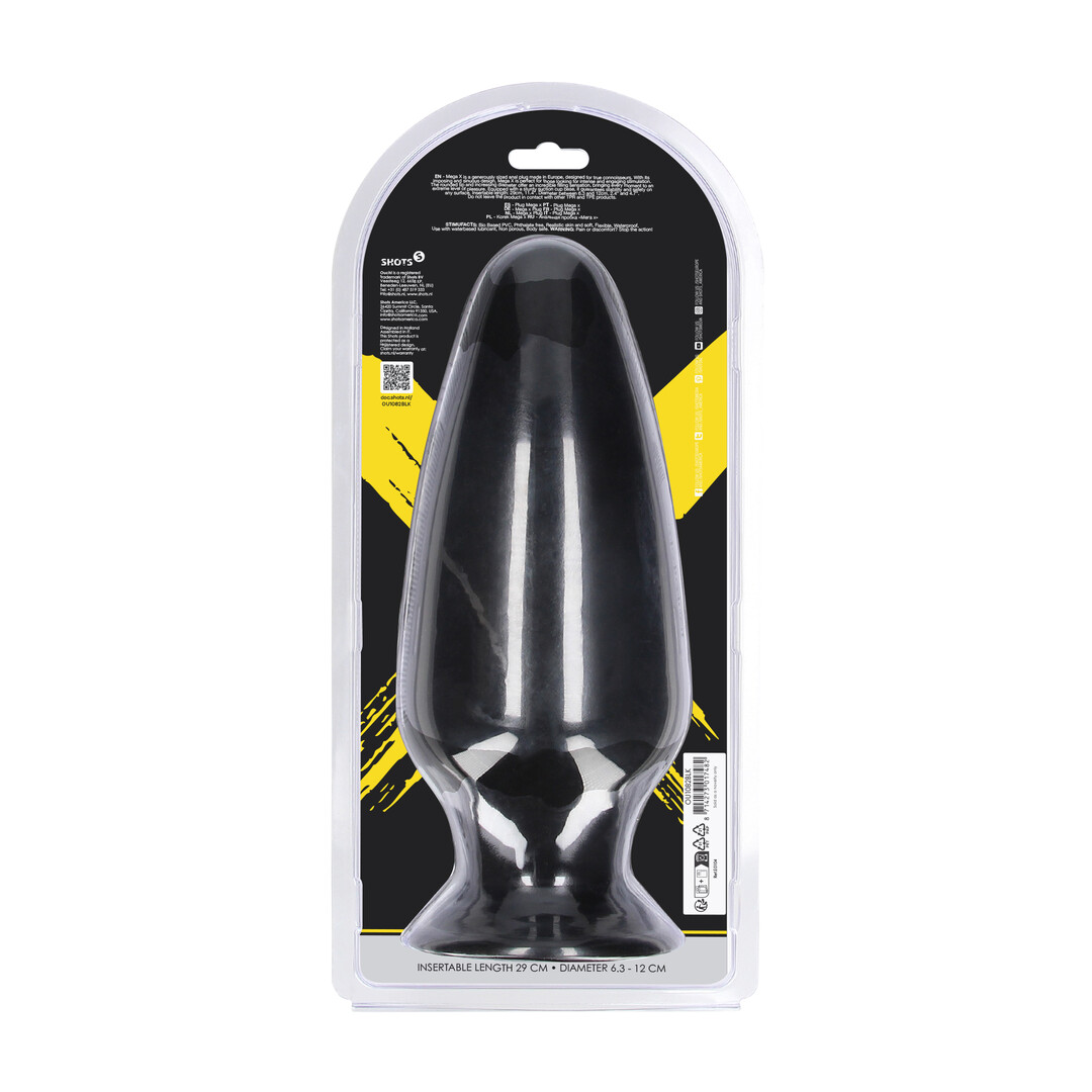 Mega X - Anal Plug - 2307 gr / 29 cm - Black - Afbeelding 3