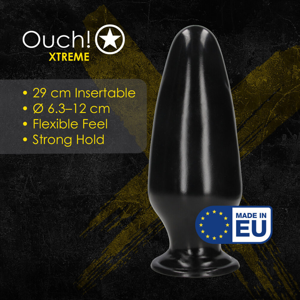 Mega X - Anal Plug - 2307 gr / 29 cm - Black - Afbeelding 4