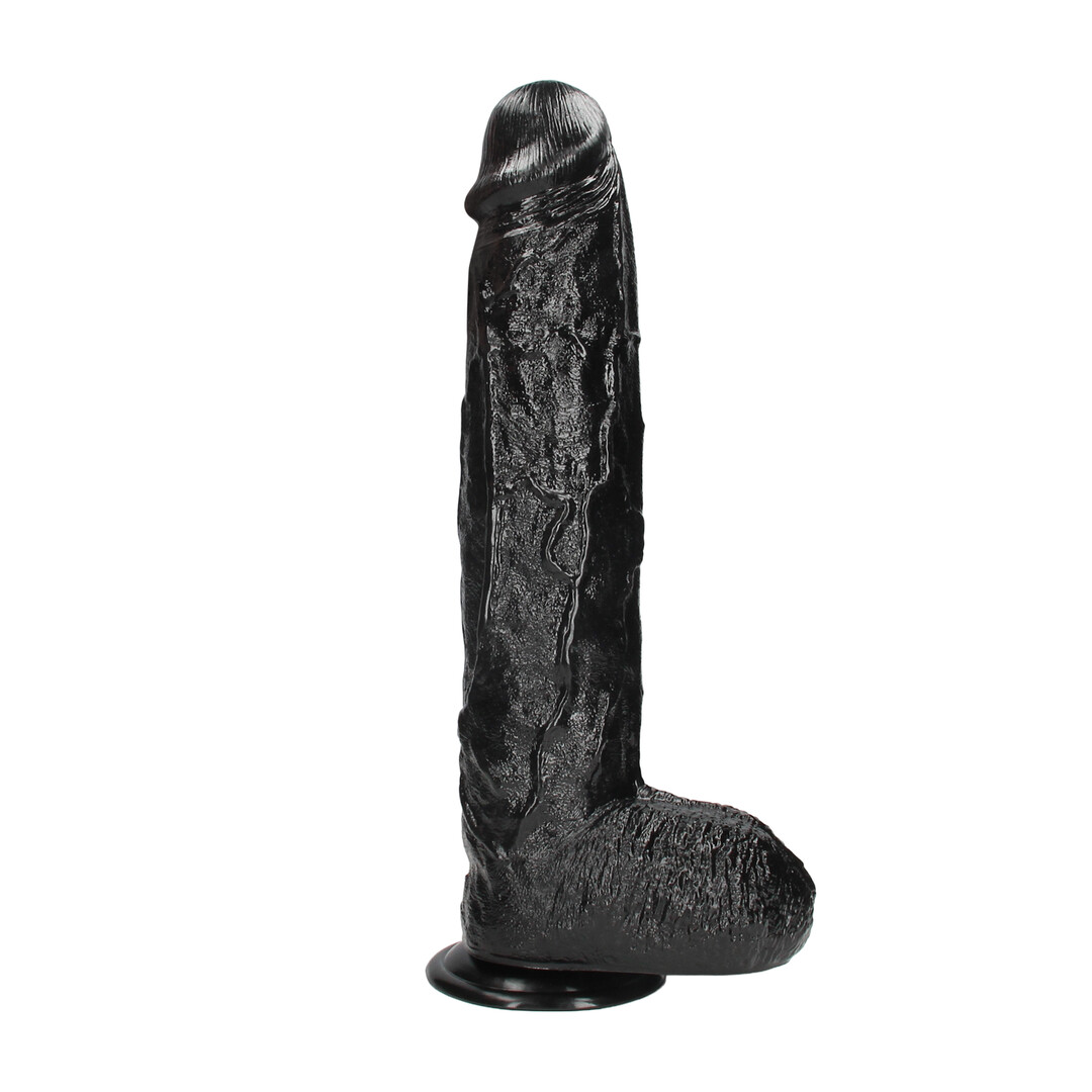 Realistic Giant - Realistic Dildo -2581 gr / 32 cm - Black - Afbeelding 4