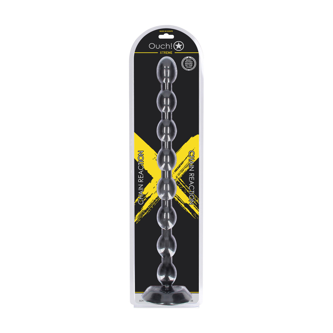 Chain Reaction - Anal Plug - 462 gr / 49 cm - Black - Afbeelding 2