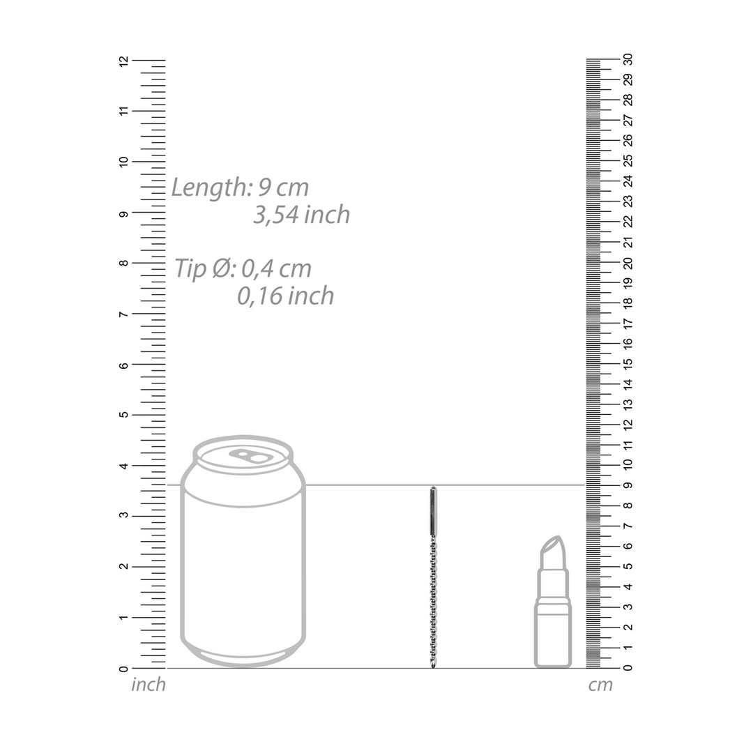 Metaal Beginners Penis Plug - 0.2 / 4 mm - Afbeelding 3