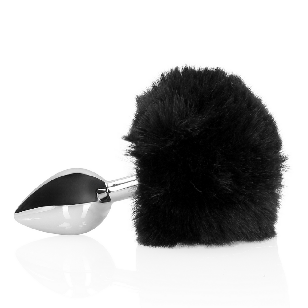 Konijnenstaart met metalen buttplug - Afbeelding 5
