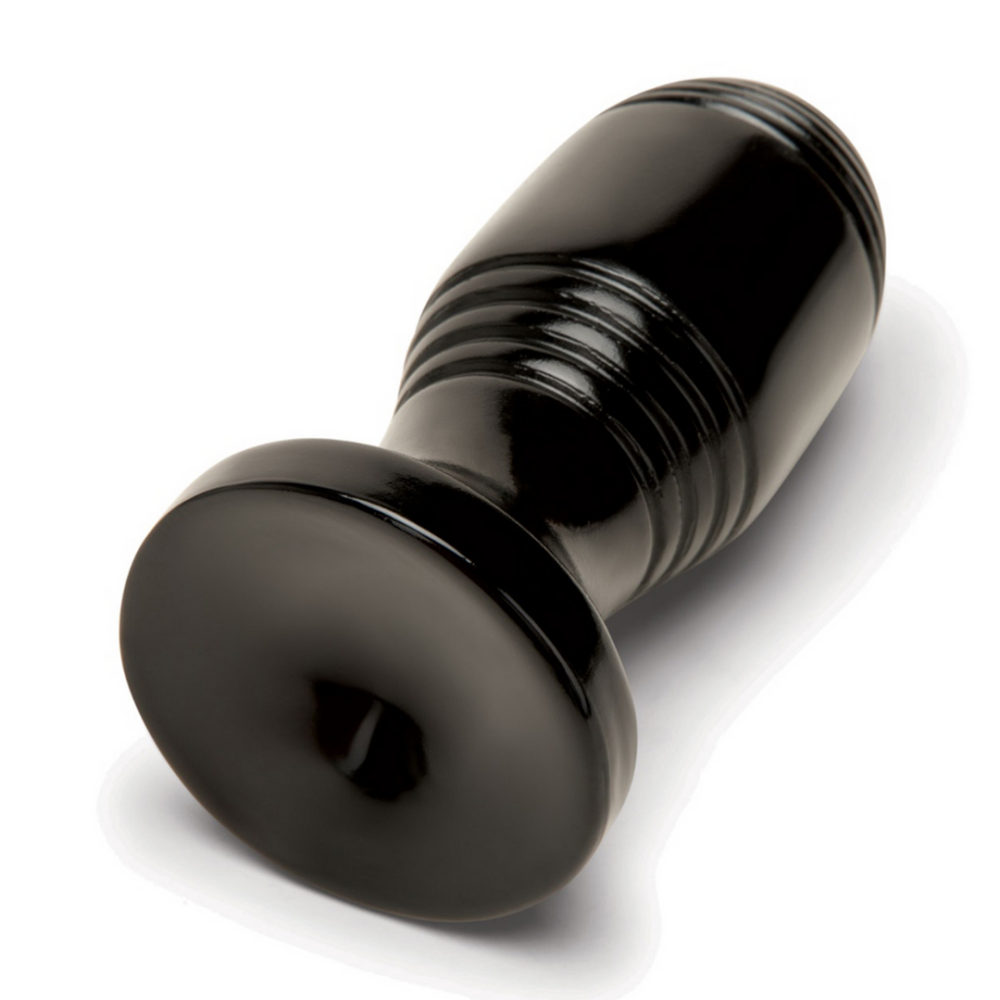 Geribbelde Plug - Zwart - Afbeelding 4