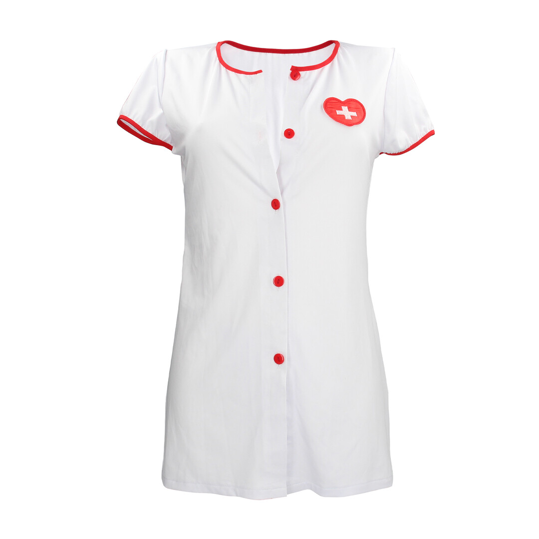 Verpleegster Kostuum - S/M - Wit - Afbeelding 3