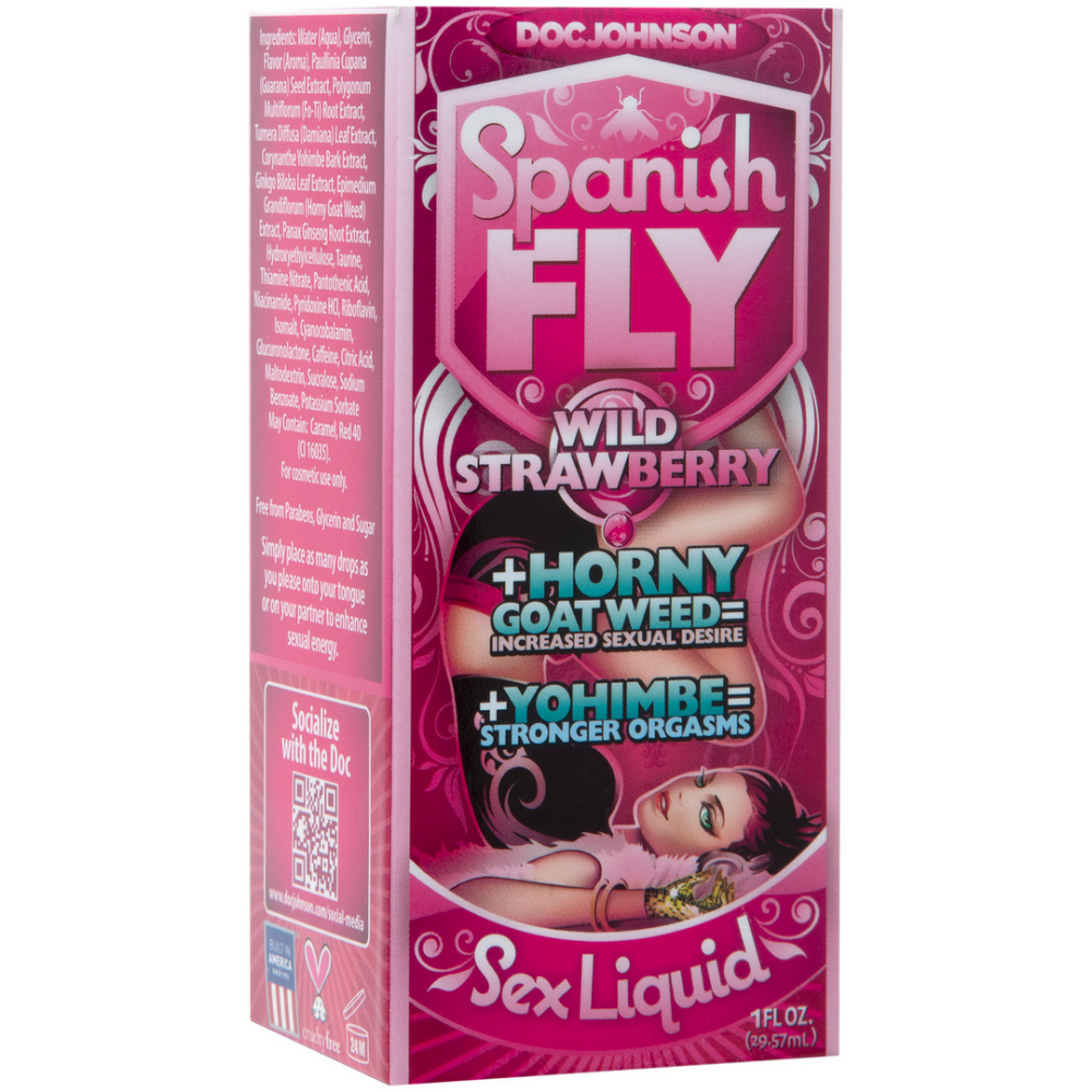 Sex Drops - Stimulerende Druppels - Wilde Aardbei - 1 fl oz / 30 ml - Afbeelding 2