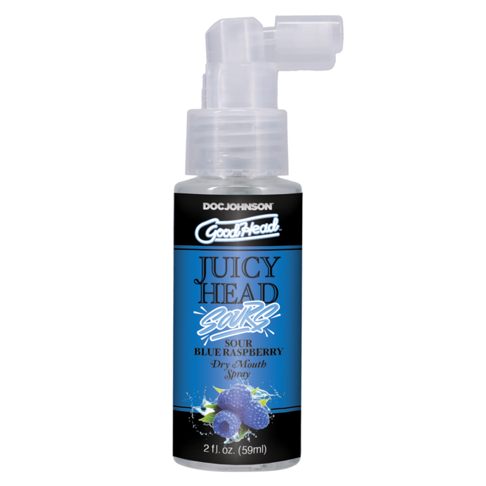 Juicy Head - Dry Mouth Spray - Sour Blue Raspberry - 2 fl oz / 59 ml