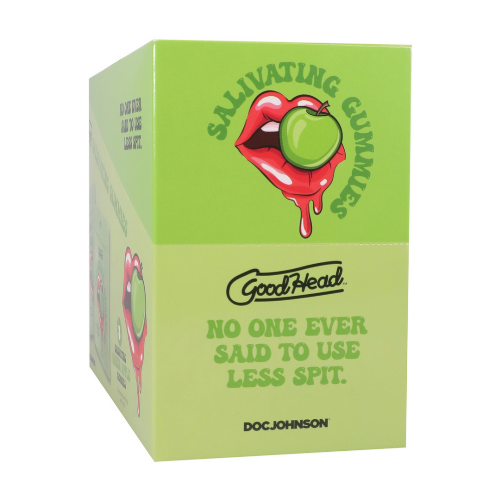 Speekselopwekkende Gummies - 24 stuks display - 12 gr - Groene Appel - Afbeelding 2