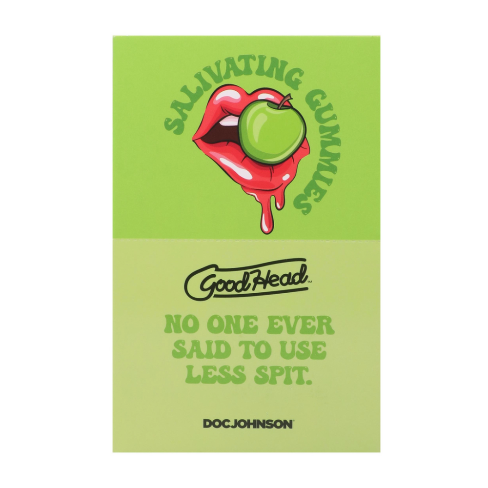 Speekselopwekkende Gummies - 24 stuks display - 12 gr - Groene Appel - Afbeelding 4