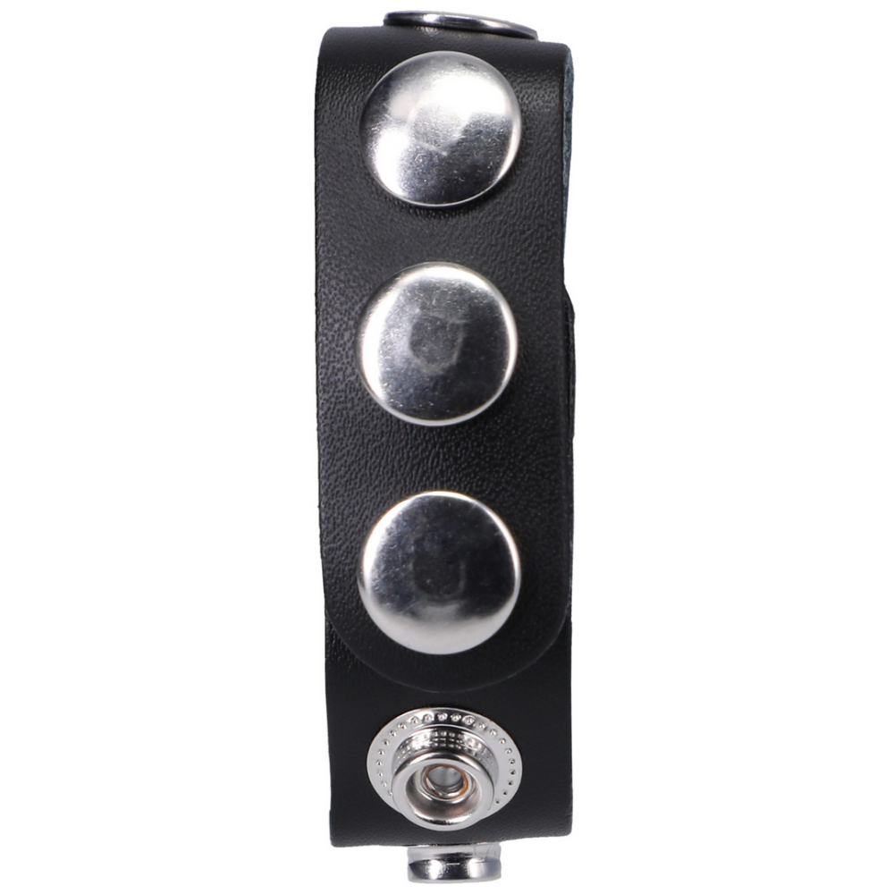 De Leather 5 Snap - Leather Cockring - Afbeelding 4