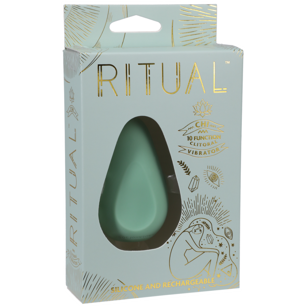 Chi - Oplaadbare Silicone Clit Vibe - Mint - Afbeelding 2