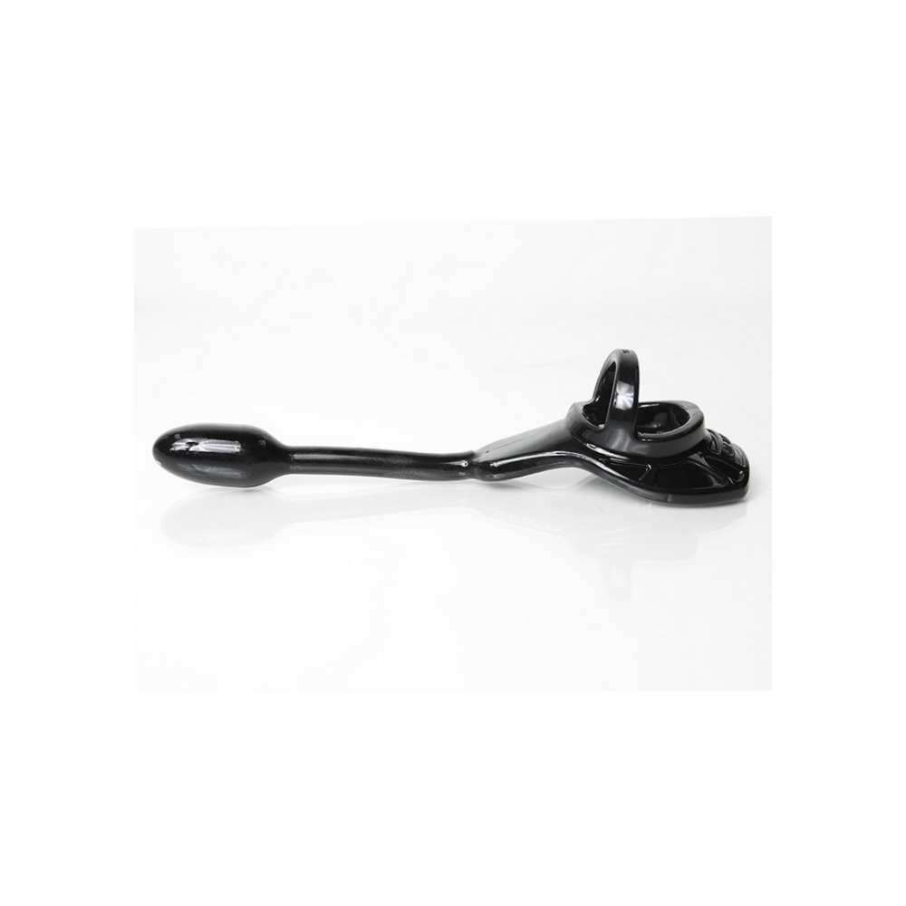 Armor Tug Lock - Cockring met Ball Strap en Butt Plug - Klein - Afbeelding 4