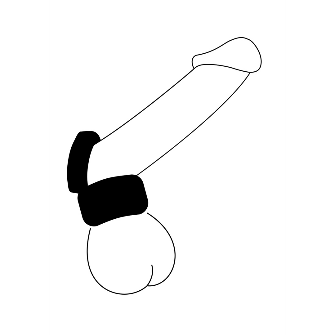 Silaskin Cock and Ball - Ball Strap - Afbeelding 5