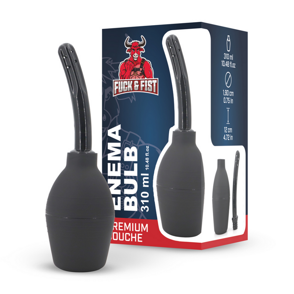 Enema Bol - Anale Bol - 310 ml - Zwart - Afbeelding 2