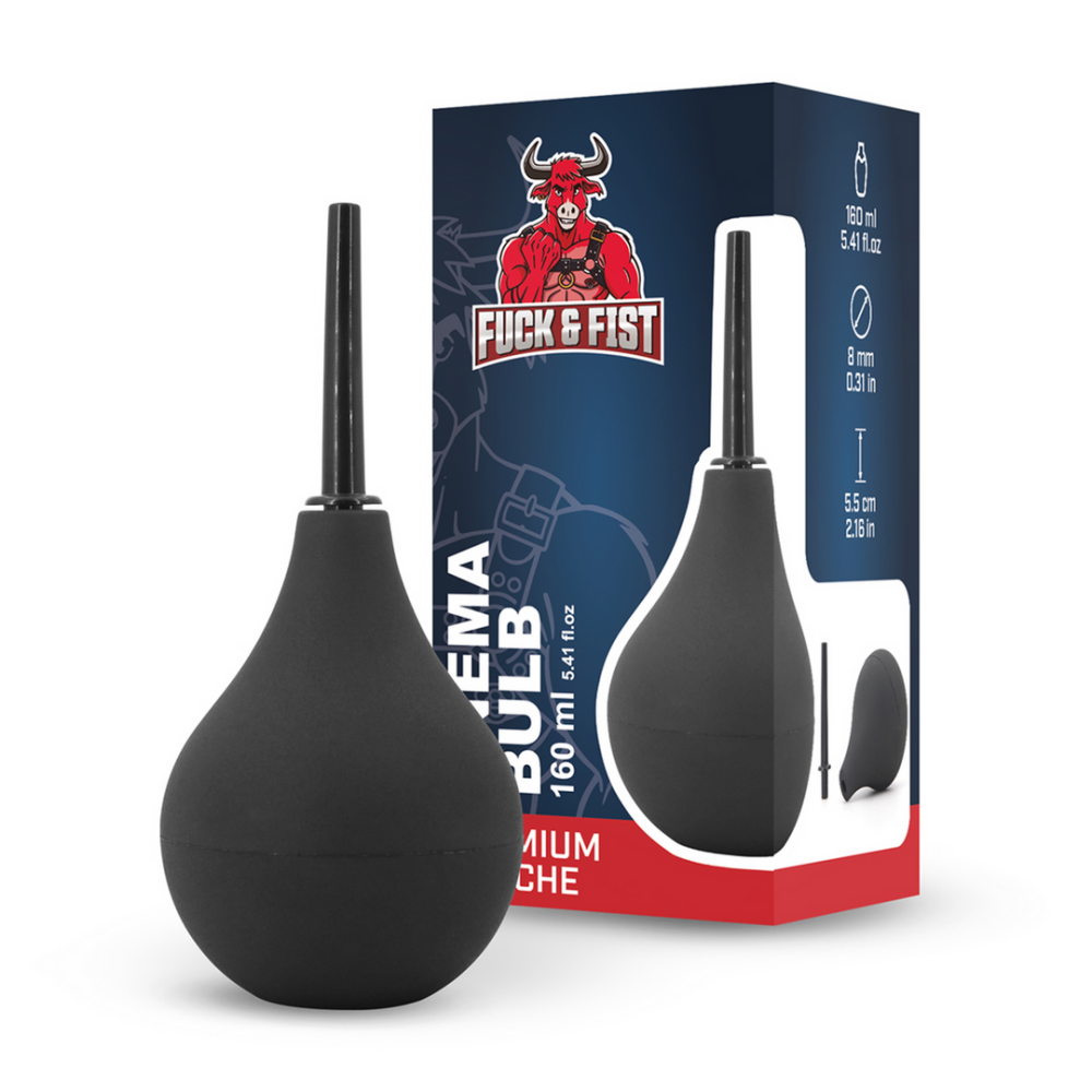 Enema Bol - Anale Peer - 160 ml - Zwart - Afbeelding 2