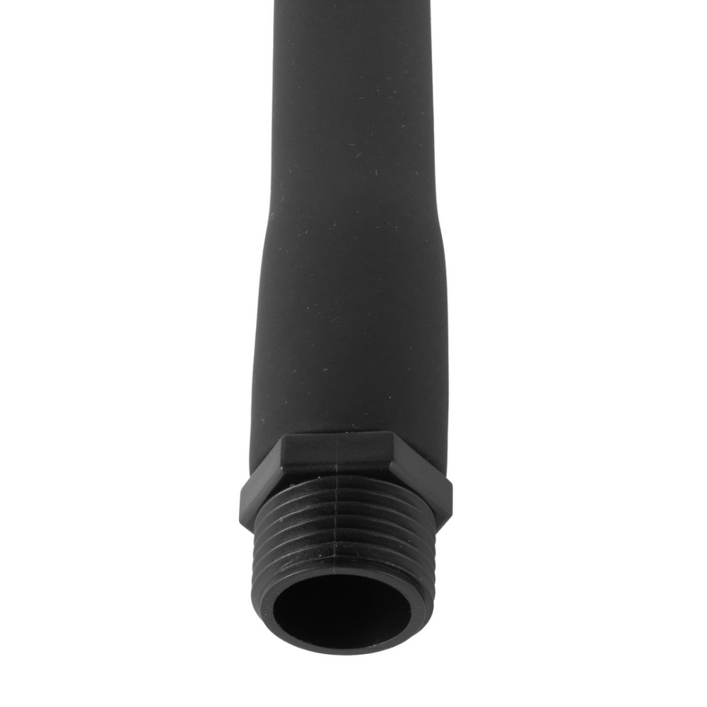 Anal Douche Siliconen Mondstuk - 15 cm - Zwart - Afbeelding 3