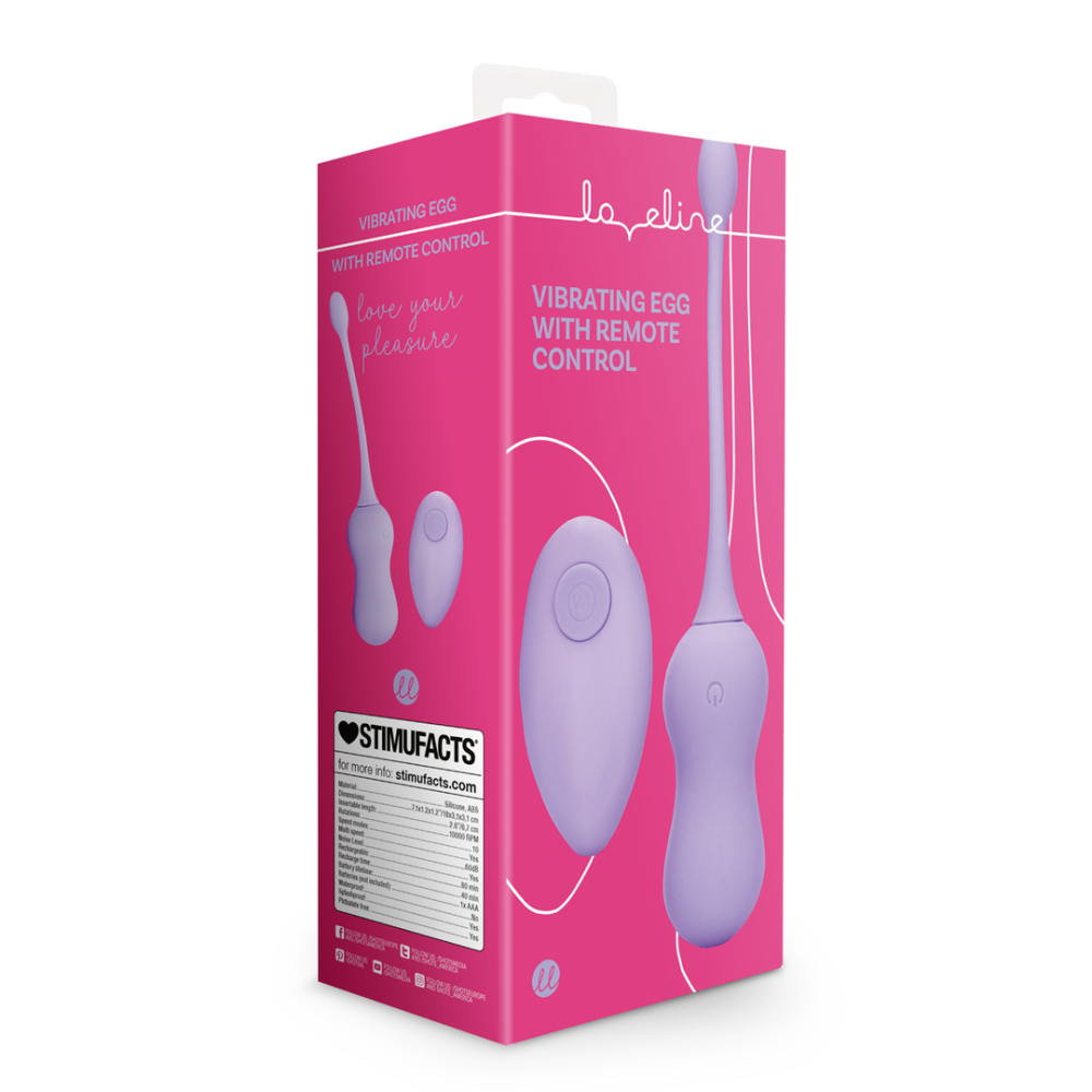 Vibrerend Ei met Afstandsbediening - Violet Harmony - Afbeelding 2