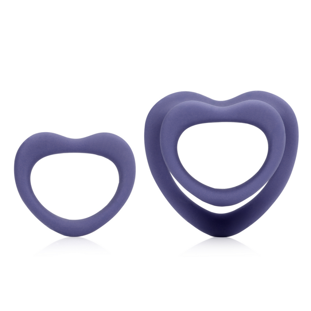 Hart Cockring Set - Violet Storm - Afbeelding 4