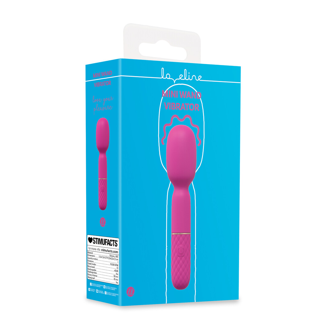 Mini Wand Vibrator - Roze - Afbeelding 2